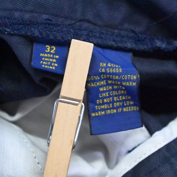 Polo Ralph Lauren‎ 34 x 10" Navy Blue Recent Chino Shorts - Picture 4 of 7